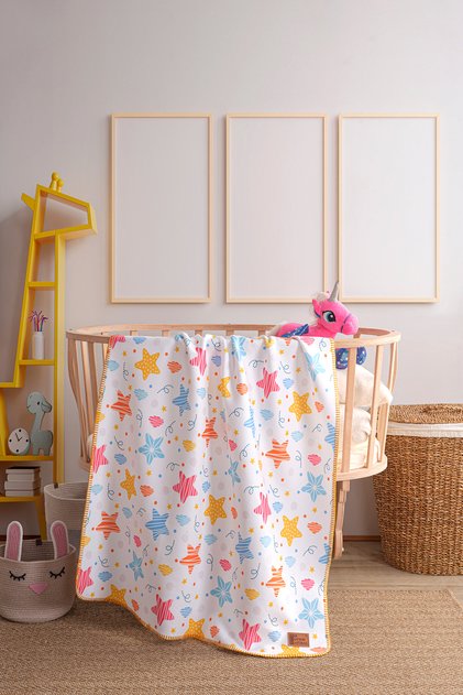 85x110cm Fleece Printed Baby Blanket