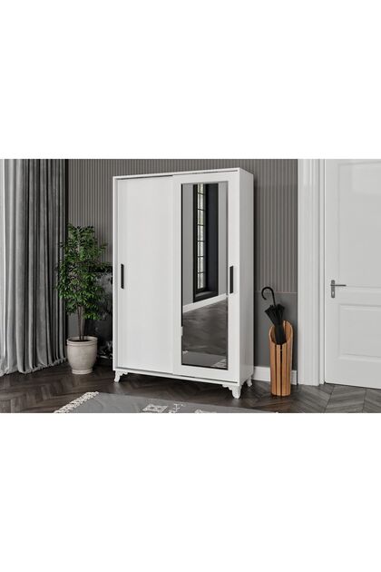 midoser Easy Atlantik Çam 3 Kapılı 3 Çekmeceli Çok Amaçlı Elbise