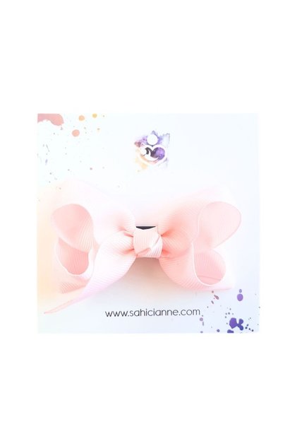 Boutique Bow Hairless Baby Hair Clip, 8Cm-Light Pink Light Pink