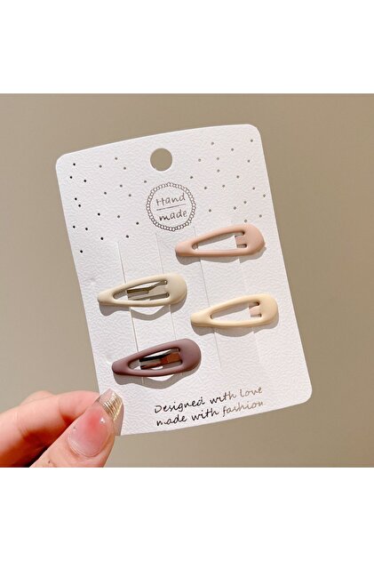 Matte Soft Colored Baby Girl Snap Clip Set - Small Snap Hair Clip - Snap Side Clip