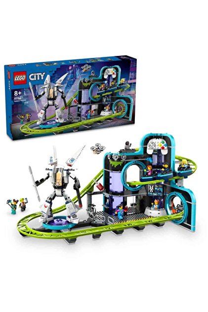 LEGO City Robot Dünyası Hız Treni Parkı 60421 - 8 Yaş ve Üzeri