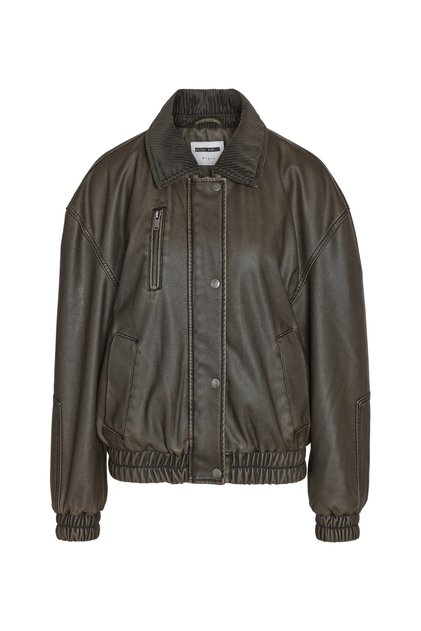 NMDOROTHY PU L/S Jachetă bomber spălată