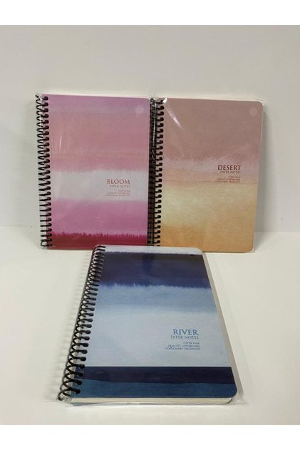 120 Yp 17.24 Size Checkered Paper Notes - 3 PCS