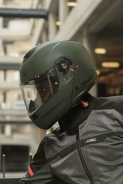 STROBE 2 MAT YEŞİL KASK