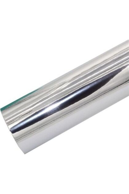 Chrome Nickel Plated Silver Foil Adhesive Film 100 cm x 100 cm