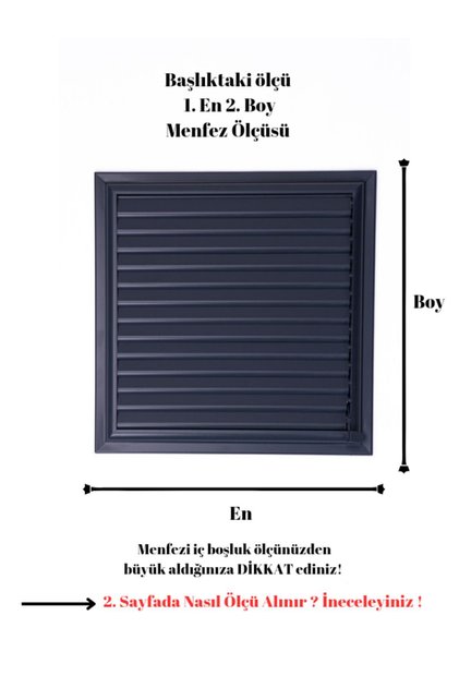 Anthracite Gray 45x45 Aluminum Grille Bathroom WC Ventilation Shutter