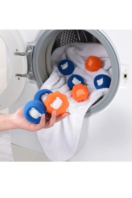 Aveo 4 Adet Çamaşır Makinesi Tüy Toplama Topuu Tüy Toplayıcı