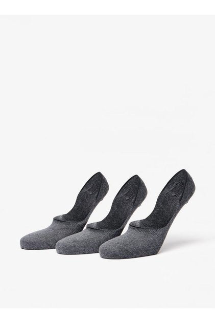 Solid No Show Socks - Set of 3