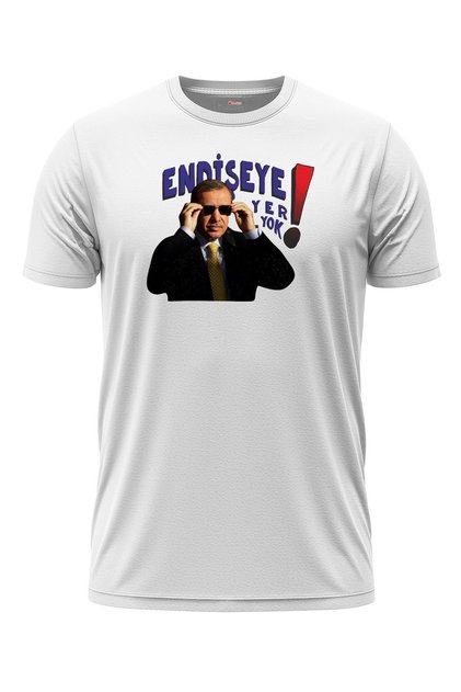 Recep Tayyip Erdoğan-endişeye Mahal Yok ! - Unisex Siyah Tişört