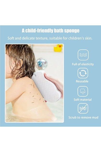 ULTRA SOFT NARIN,SENSITIVE NANO BABY WASHING SPONGE,SENSITIVE SKIN BODY CLEANING WASHING