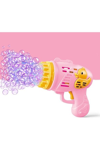 23 Kanal Pilli Baloncuk Makinesi Baloncuk Tabancası Köpük Tabancası Bubble Gun Ördek