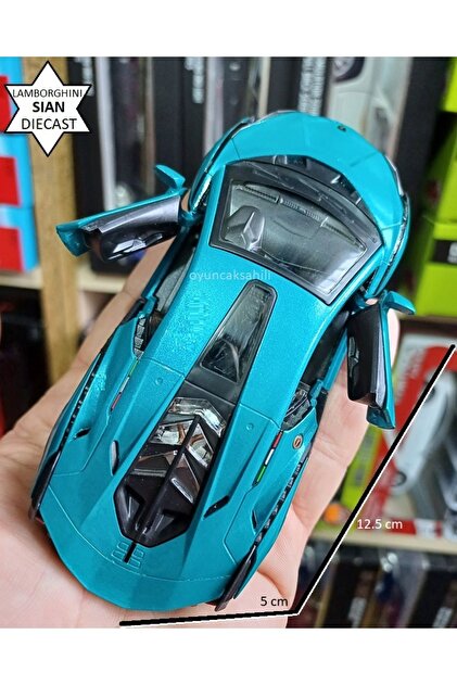 OYUNCAKSAHİLİ Lamborghini Sian Diecast Model Metal Araba Kapılar