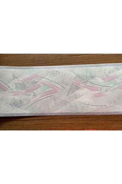 Pembe-mavi Desenli Bordür (5mx18cm)