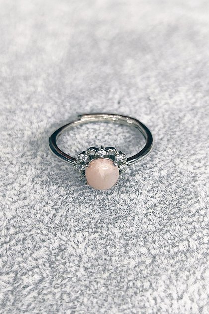 Certified Steel Plated Non Darkening Adjustable Sun Stone Natural Stone Ring
