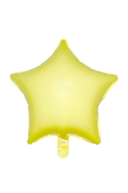 Yellow Star Foil Balloon - 18 Inch (45 cm) - Star Balloon - Birthday Party Set Supplies