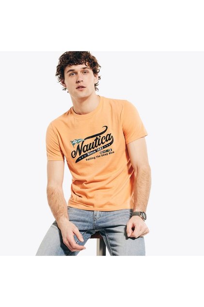 Men's Orange T-Shirt - VR3517