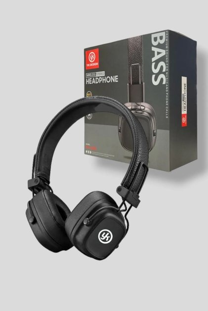 Yeni Nesil Şık Tasarım Extra Bass Kablosuz Kulak Üstü Bluetooth Kulaklık Işıklı Mikrofonlu