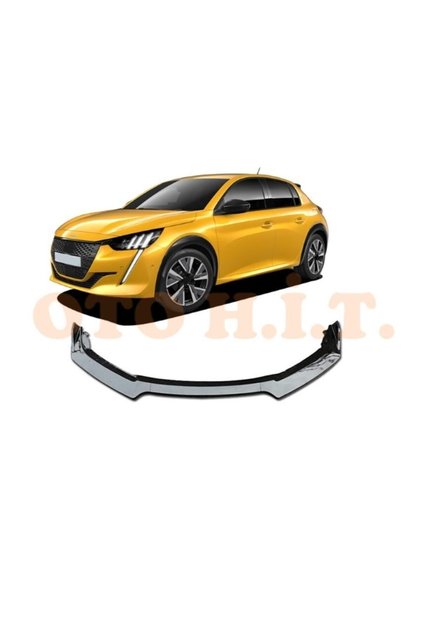 Peugeot 208 Uyumlu Yeni Ön Tampon Eki Bodykit Karlık Lip