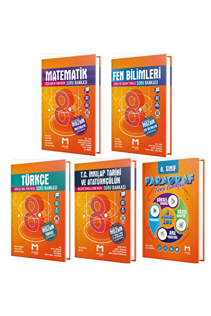 Mozaik Yayınları LGS 8. Sınıf Matematik Fen Bilimleri Türkçe
