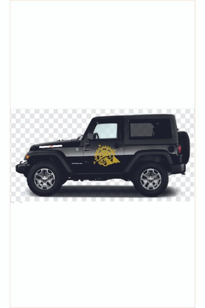 Compass Mountain Off Road Car Sticker