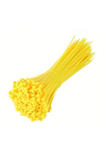 100Pcs Rust-Colored Durable Sturdy Plastic Lock Hook and Loop Clamp Cable Tie Wire Tie down Lock