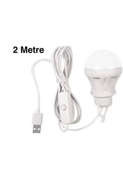 Kamp Lambası 2 Metre Usb Kablo Kamp Feneri 5v Taşınabilir Aydınlatma Anahtarlı Arapuar Led Ampül
