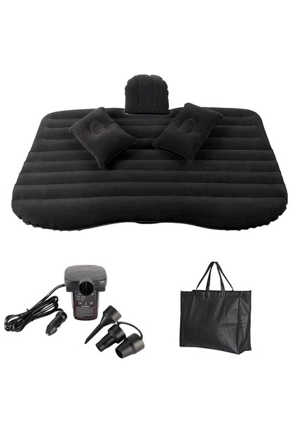 Inflatable Car Seat Mattress -Inflatable Mattress for Automobile Back Seat Repair Kit & Pump