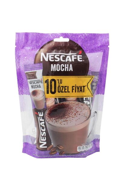 Mocha Çikolatalı Sütlü Köpüklü Kahve 17,9 gr X 10 Lu Paket