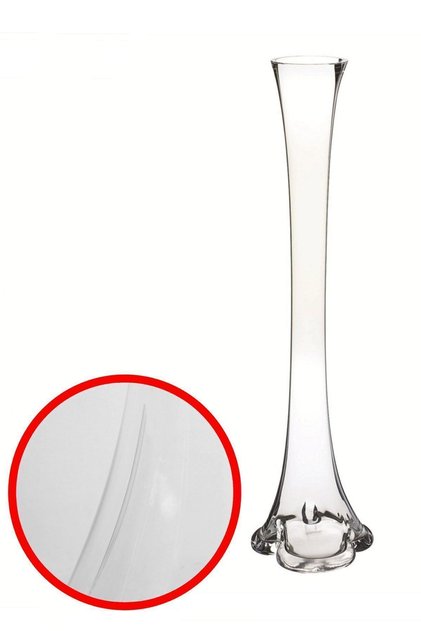 40 Cm Boyutunda Outlet Fil Ayağı Cam Vazo