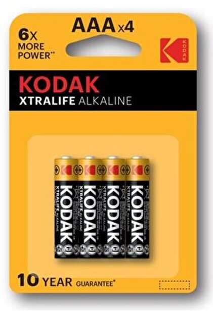 KODAK 4'LÜ İNCE PİL ALKALİN AAA