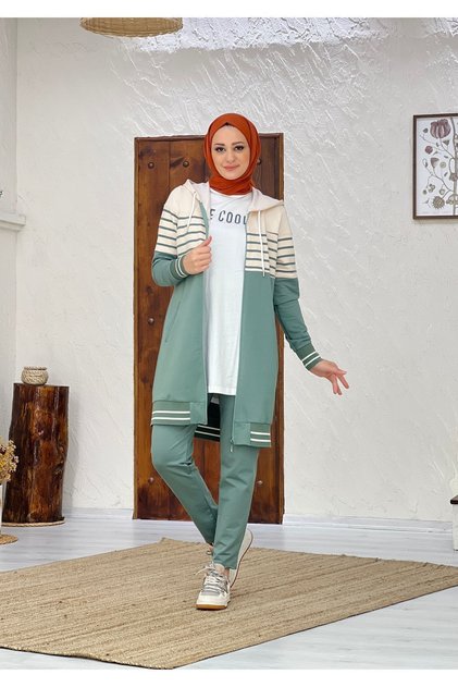 Camelya New Season Triple Tracksuit Set