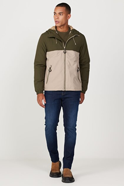 AC&Co / Altınyıldız Classics Erkek Bej-Haki Standart Fit Normal