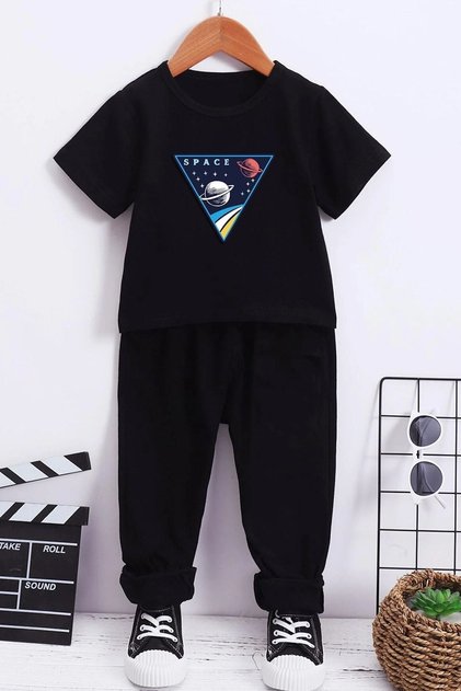 Kids Space Bottom - Top Tracksuit Set