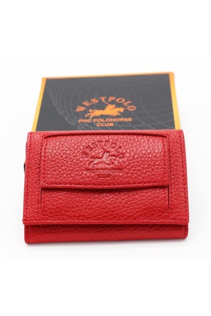Genuine Leather Unisex Wallet Card Holder