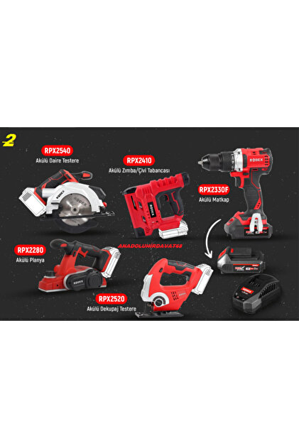RDX PRO2 AKÜLÜ SET PLANYA DEKUPAJ ZIMBA ÇİVİ TABANCASI AKÜLÜ RDX PRO2 AKÜLÜ SET PLANYA DEKUPAJ ZIMBA ÇİVİ TABANCASI AKÜLÜ