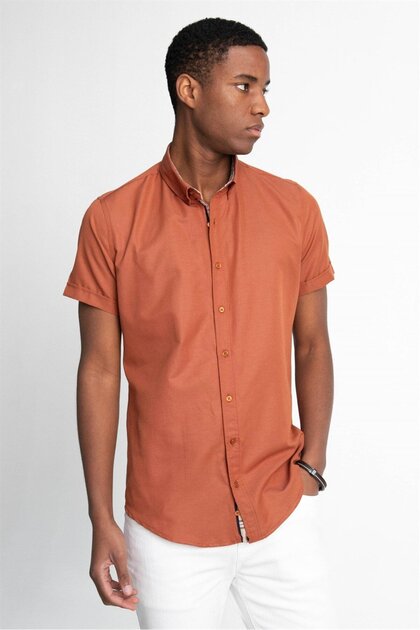 cinnamon color dress shirt Western Button Up Shirt