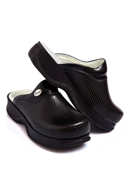 Black Orthopedic Slippers Doctor Nurse Hospital Cook Slippers