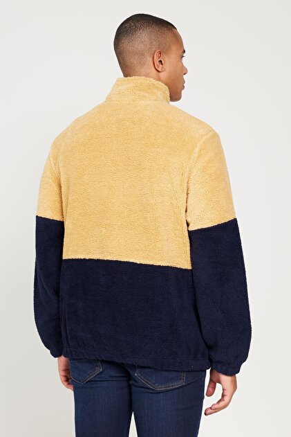 AC&Co / Altınyıldız Classics Erkek Hardal-lacivert Standart Fit