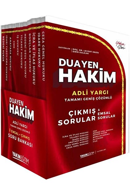 Yakın Eğitim Yayınları Yakın Eğitim Duayen Hakim Adli Yargı Emsal