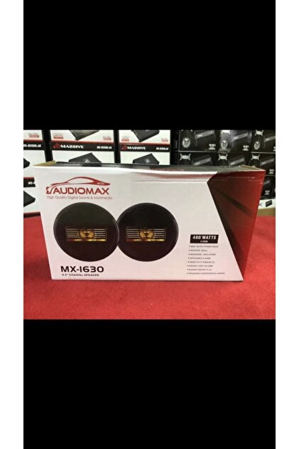 Audiomax Mx-1630 16cm Kapaklı 2'li Set 480 Watts Oto Hoparlör