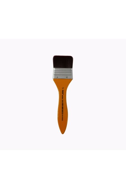 3000/2 Yellow Handle Claret Red Synthetic Brush
