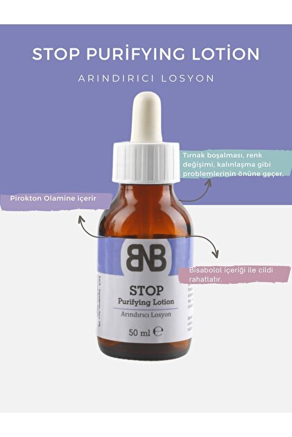 リラクゼーショングッズ BudsBrain50% LIQUID 1ml BNB Stop Purifying Lotion Tırnak Arındırıcı Losyon 50 ml - Fiyatı