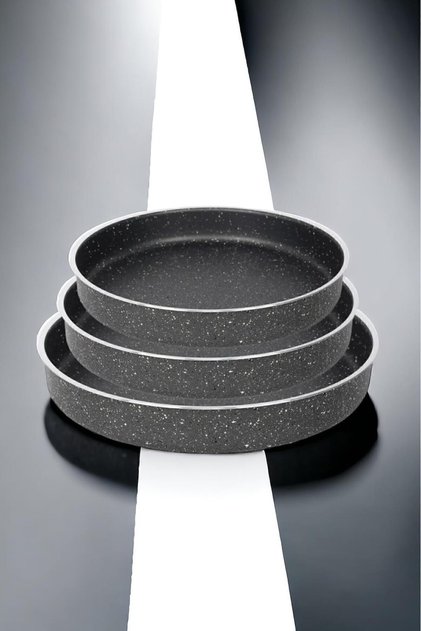 Granit 3 Lü Fırın Tepsi Seti 30-32-34 Cm.