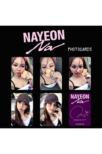 Kpop Dünyasi TWICE NAYEON '' NA '' Photocards Set -A- - Fiyatı
