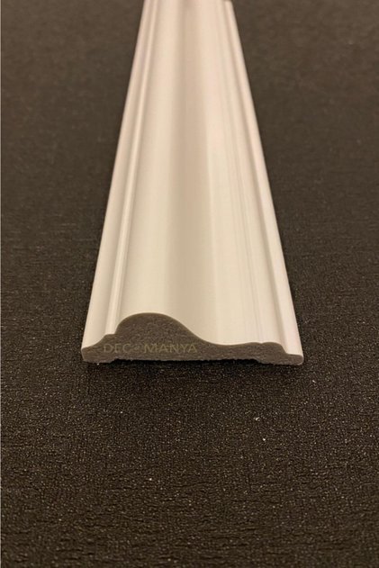 Boyanabilir Duvar Çıtası 6 Cm Poliüretan Çıta Boyanabilir Çıta Bordür 1 Boy 240 Cm