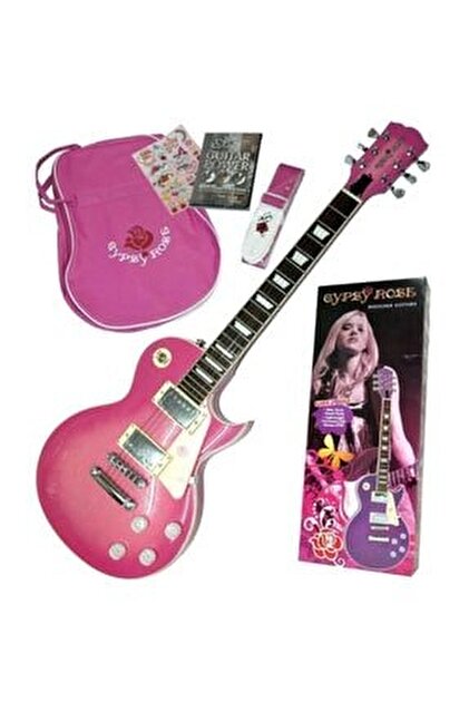 VALENCIA Gypsy Rose GRE2KCPK Elektro Gitar Seti (Pembe) | Strat
