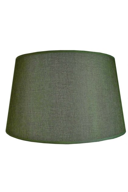 Kumaş Lambader Şapkası Çap 35cm Abajur Başlığı Konik Yeşil L314