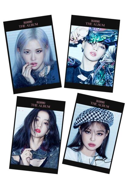 BLACK PINK Blackpınk ''the Album'' Üye Imzalı Kartpostallar