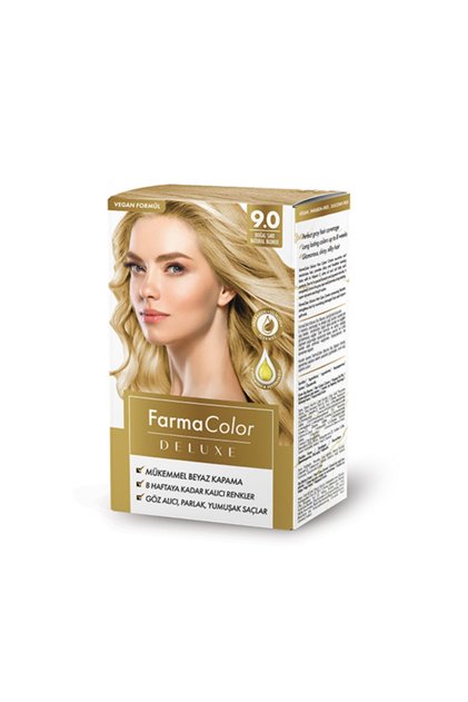 Deluxe Saç Boyası Doğal Sarı 9.0