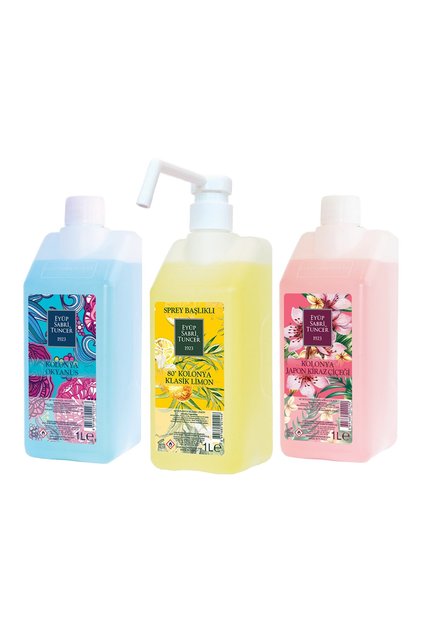Okyanus Limon Sprey Başlıklı Japon Kiraz Çiçeği Kolonyası 1 lt